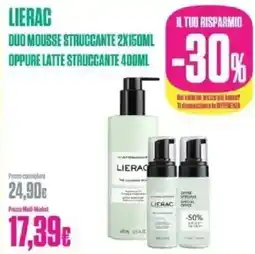 Medi-Market Lierac duo mousse struccante offerta