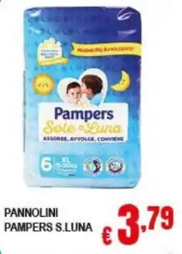 Risparmio Supermercati Pannolini Pampers S.Luna offerta