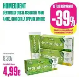 Medi-Market Dentifrici gusti assortiti Homeodent offerta