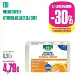 Medi-Market ESI Multicomplex Vitamina C e Acerola offerta