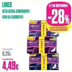 Medi-Market Lines seta ultra assorbenti con ali assortiti offerta