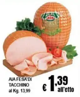 Risparmio Supermercati Aia fesa di tacchino offerta