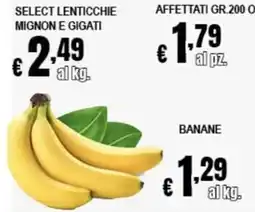 Risparmio Supermercati Banane offerta