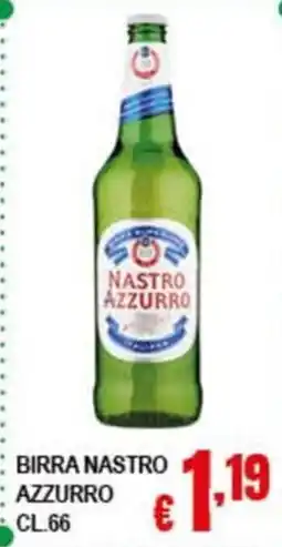 Risparmio Supermercati Birra Nastro Azzurro offerta