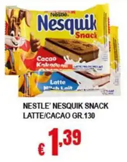Risparmio Supermercati Nestlé Nesquik Snack offerta