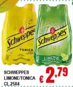 Risparmio Supermercati Schweppes Limone/Tonica offerta