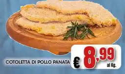 Risparmio Supermercati Cotoletta di pollo panata offerta