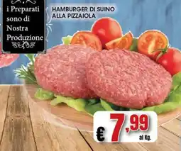 Risparmio Supermercati Hamburger di suino alla pizzaiola offerta