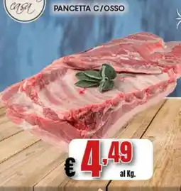 Risparmio Supermercati Pancetta c/osso offerta
