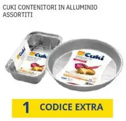 Kuadrifoglio Cuki contenitori in alluminio offerta