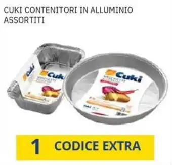 Cuki contenitori in alluminio