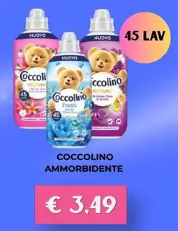 Kuadrifoglio Coccolino ammorbidente offerta