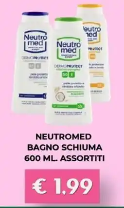Kuadrifoglio Neutromed bagno schiuma offerta