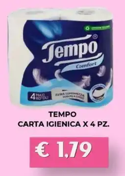 Kuadrifoglio Tempo carta igienica comfort offerta