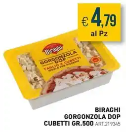 PGS Cash&Carry Biraghi Gorgonzola Dop Cubetti offerta