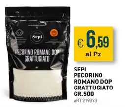 PGS Cash&Carry Sepi pecorino romano dop grattugiato offerta
