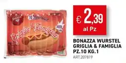PGS Cash&Carry Bonazza Wurstel Griglia & Famiglia offerta