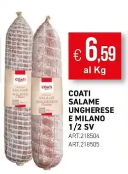 PGS Cash&Carry Coati salame ungherese e milano offerta