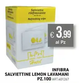 PGS Cash&Carry Infibra salviettine lemon lavamani offerta