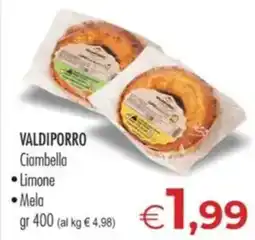 MerSi Supermercati Valdiporro Ciambella offerta