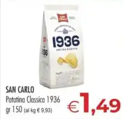 MerSi Supermercati San Carlo Patatina Classica 1936 offerta