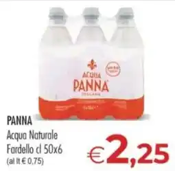 MerSi Supermercati Acqua Naturale Panna offerta