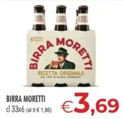 MerSi Supermercati Birra Moretti offerta