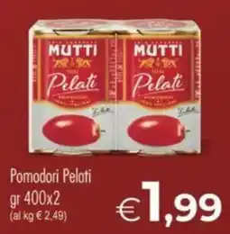 MerSi Supermercati Mutti Pomodori Pelati offerta