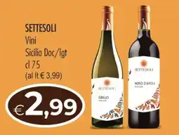MerSi Supermercati Settesoli Grillo offerta