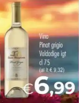 MerSi Supermercati Vino Pinot grigio Valdadige igt offerta