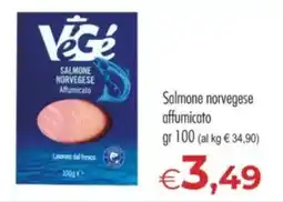 MerSi Supermercati VéGé Salmone norvegese affumicato offerta