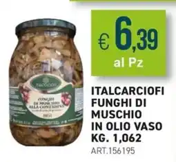 PGS Cash&Carry Italcarciofi funghi di muschio in olio offerta