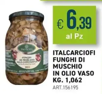 Italcarciofi funghi di muschio in olio
