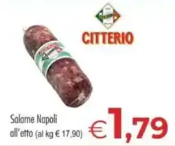 MerSi Supermercati Salame Napoli Citterio offerta