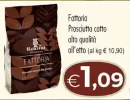 MerSi Supermercati Fattoria Prosciutto cotto offerta