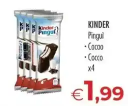 MerSi Supermercati Kinder Pinguì offerta