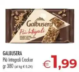 MerSi Supermercati Galbusera Più Integrali Cracker offerta
