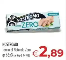 MerSi Supermercati Nostromo Tonno al Naturale Zero offerta