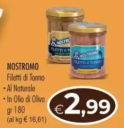 MerSi Supermercati Nostromo Filetti di Tonno offerta