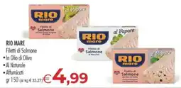 MerSi Supermercati Rio mare Filetti di Salmone offerta