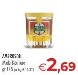 MerSi Supermercati Ambrosoli Miele Bicchiere offerta
