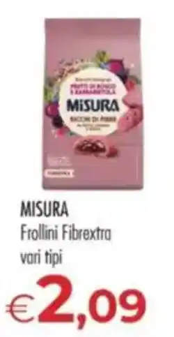 MerSi Supermercati Misura Frollini Fibrextra offerta