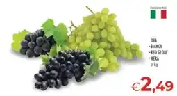 MerSi Supermercati Uva Bianca/Red Globe/Nera offerta