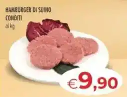 MerSi Supermercati Hamburger di suino conditi offerta