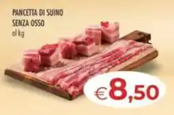 MerSi Supermercati Pancetta di suino senza osso offerta