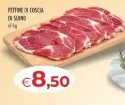MerSi Supermercati Fettine di coscia di suino offerta