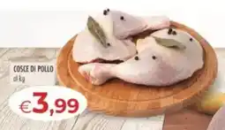 MerSi Supermercati Cosce di pollo offerta