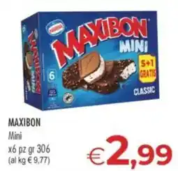 MerSi Supermercati Maxibon mini classic offerta