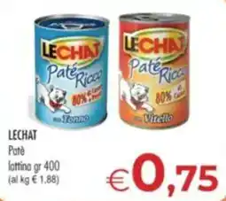 MerSi Supermercati Lechat patè offerta
