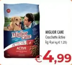 MerSi Supermercati Miglior cane Crocchette Active offerta